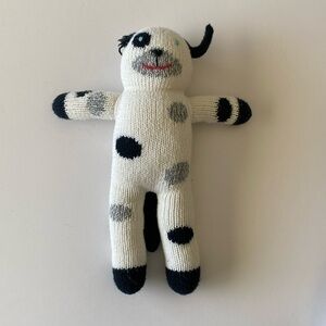 BlaBla dog stuffed animal black white